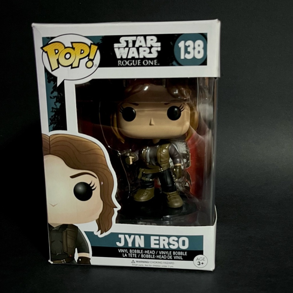 Funko Pop Star Wars Rogue One JYN ERSO #138 Vinyl Figure